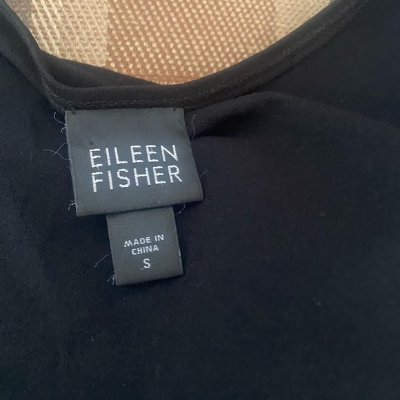 Eileen Fisher Black Tunic Silk dress - Picture 7 of 9